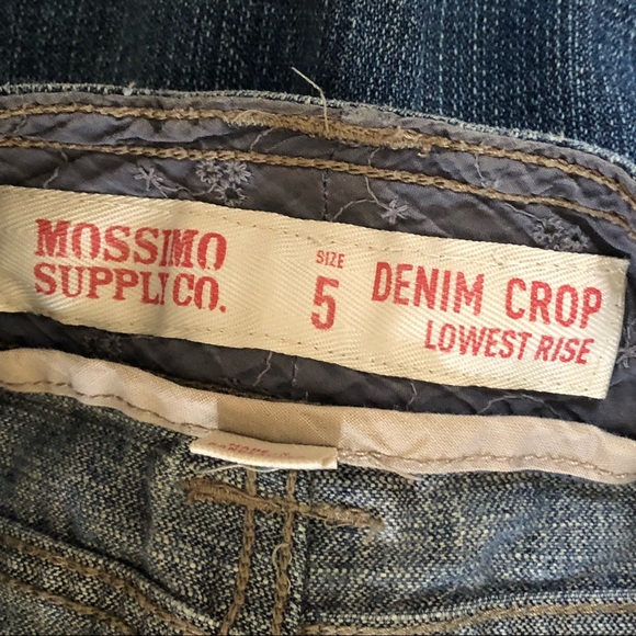 Mossimo Supply Co Denim Low Rise Crop Jeans 5 - Picture 6 of 11